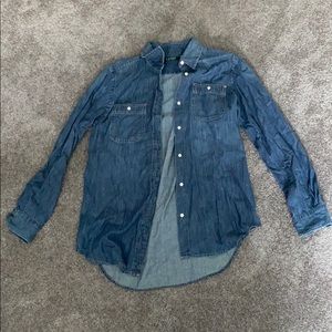 Lauren Ralph Lauren Denim Long-Sleeved Top